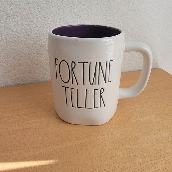 Rae Dunn Other - Rae Dunn Fortune Teller White and Purple Mug